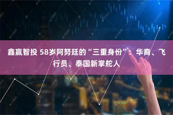 鑫赢智投 58岁阿努廷的“三重身份”:华裔、飞行员、泰国新掌舵人